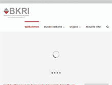 Tablet Screenshot of bkri.de